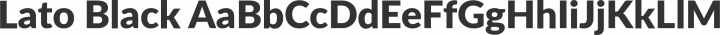 Lato Black free font