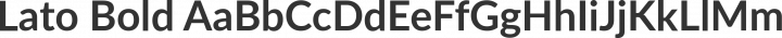 Lato Bold free font