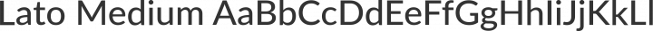 Lato Medium free font