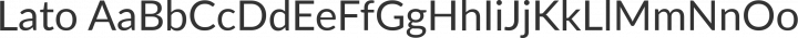 Lato Regular free font